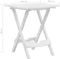 vidaXL - Tuintafel - inklapbaar - 44,5x38,5x50 - cm - wit