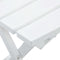 vidaXL - Tuintafel - inklapbaar - 44,5x38,5x50 - cm - wit