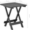 vidaXL Tuintafel inklapbaar 45x43x50 cm kunststof antraciet