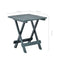 vidaXL - Tuintafel - inklapbaar - 45x43x50 - cm - kunststof - groen