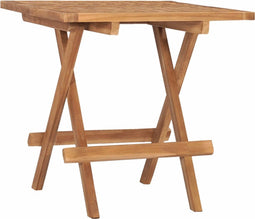 vidaXL - Tuintafel - inklapbaar - 50x50x50 - cm - massief - teakhout
