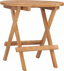 vidaXL - Tuintafel - inklapbaar - 50x50x50 - cm - massief - teakhout