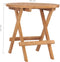 vidaXL - Tuintafel - inklapbaar - 50x50x50 - cm - massief - teakhout