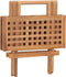 vidaXL - Tuintafel - inklapbaar - 50x50x50 - cm - massief - teakhout