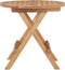 vidaXL - Tuintafel - inklapbaar - 50x50x50 - cm - massief - teakhout