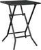 vidaXL - Tuintafel - inklapbaar - 50x50x72 - cm - staalgaas - antracietkleurig