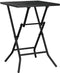 vidaXL - Tuintafel - inklapbaar - 50x50x72 - cm - staalgaas - antracietkleurig