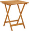 vidaXL - Tuintafel - inklapbaar - 60x60x75 - cm - massief - acaciahout