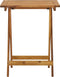 vidaXL - Tuintafel - inklapbaar - 60x60x75 - cm - massief - acaciahout