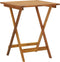 vidaXL - Tuintafel - inklapbaar - 60x60x75 - cm - massief - acaciahout