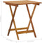 vidaXL - Tuintafel - inklapbaar - 60x60x75 - cm - massief - acaciahout