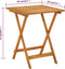 vidaXL - Tuintafel - inklapbaar - 60x60x75 - cm - massief - acaciahout