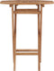 vidaXL - Tuintafel - inklapbaar - 60x60x75 - cm - massief - teakhout