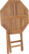 vidaXL - Tuintafel - inklapbaar - 60x60x75 - cm - massief - teakhout