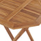 vidaXL - Tuintafel - inklapbaar - 60x60x75 - cm - massief - teakhout