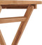 vidaXL - Tuintafel - inklapbaar - 60x60x75 - cm - massief - teakhout