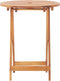 vidaXL - Tuintafel - inklapbaar - 60x75 - cm - massief - acaciahout