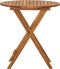 vidaXL - Tuintafel - inklapbaar - 70 - cm - massief - acaciahout