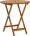 vidaXL - Tuintafel - inklapbaar - 70 - cm - massief - acaciahout