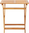 vidaXL - Tuintafel - inklapbaar - 70x70x75 - cm - massief - acaciahout