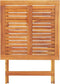 vidaXL - Tuintafel - inklapbaar - 70x70x75 - cm - massief - acaciahout