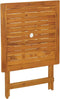 vidaXL - Tuintafel - inklapbaar - 70x70x75 - cm - massief - acaciahout