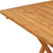 vidaXL - Tuintafel - inklapbaar - 70x70x75 - cm - massief - acaciahout