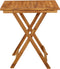 vidaXL - Tuintafel - inklapbaar - 70x70x75 - cm - massief - acaciahout