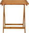 vidaXL - Tuintafel - inklapbaar - 70x70x75 - cm - massief - acaciahout