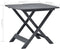 vidaXL - Tuintafel - inklapbaar - 79x72x70 - cm - kunststof - antraciet