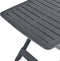 vidaXL - Tuintafel - inklapbaar - 79x72x70 - cm - kunststof - antraciet