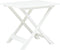 vidaXL - Tuintafel - inklapbaar - 79x72x70 - cm - kunststof - wit
