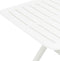 vidaXL - Tuintafel - inklapbaar - 79x72x70 - cm - kunststof - wit