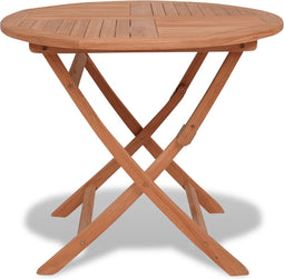 vidaXL - Tuintafel - inklapbaar - 85x76 - cm - massief - teakhout