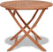 vidaXL - Tuintafel - inklapbaar - 85x76 - cm - massief - teakhout