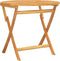 vidaXL - Tuintafel - inklapbaar - 85x76 - cm - massief - teakhout