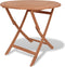 vidaXL - Tuintafel - inklapbaar - 85x76 - cm - massief - teakhout