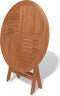 vidaXL - Tuintafel - inklapbaar - 85x76 - cm - massief - teakhout