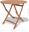 vidaXL - Tuintafel - inklapbaar - 85x76 - cm - massief - teakhout