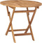 vidaXL - Tuintafel - inklapbaar - 85x76 - cm - massief - teakhout