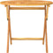 vidaXL - Tuintafel - inklapbaar - 85x76 - cm - massief - teakhout