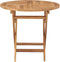 vidaXL - Tuintafel - inklapbaar - 85x76 - cm - massief - teakhout