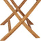 vidaXL - Tuintafel - inklapbaar - 85x76 - cm - massief - teakhout