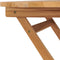 vidaXL - Tuintafel - inklapbaar - 85x76 - cm - massief - teakhout