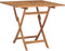 vidaXL - Tuintafel - inklapbaar - 85x85x76 - cm - massief - teakhout
