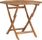 vidaXL - Tuintafel - inklapbaar - 85x85x76 - cm - massief - teakhout