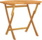 vidaXL - Tuintafel - inklapbaar - 85x85x76 - cm - massief - teakhout