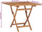 vidaXL - Tuintafel - inklapbaar - 85x85x76 - cm - massief - teakhout