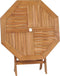 vidaXL - Tuintafel - inklapbaar - 85x85x76 - cm - massief - teakhout