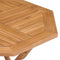 vidaXL - Tuintafel - inklapbaar - 85x85x76 - cm - massief - teakhout